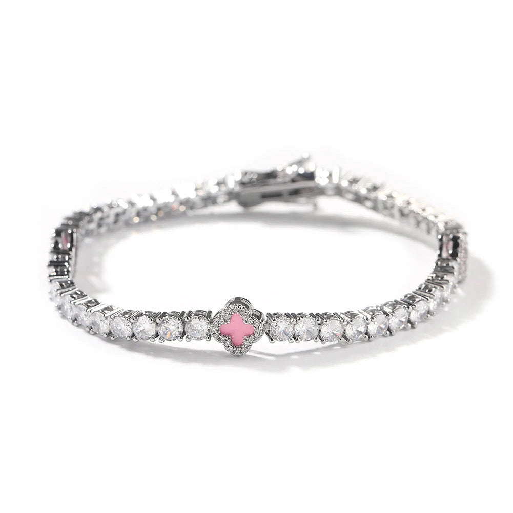 Allure “Pink” Clover Bracelet
