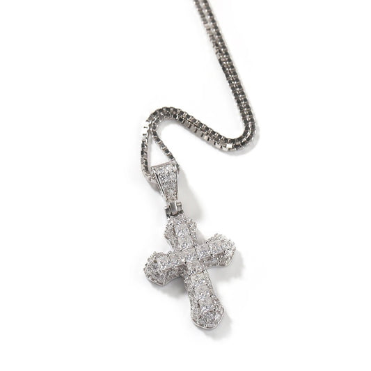 Mini Cross Necklace “Silver”
