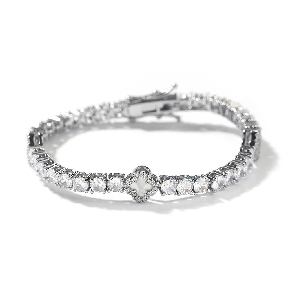 Allure White Tennis Bracelet