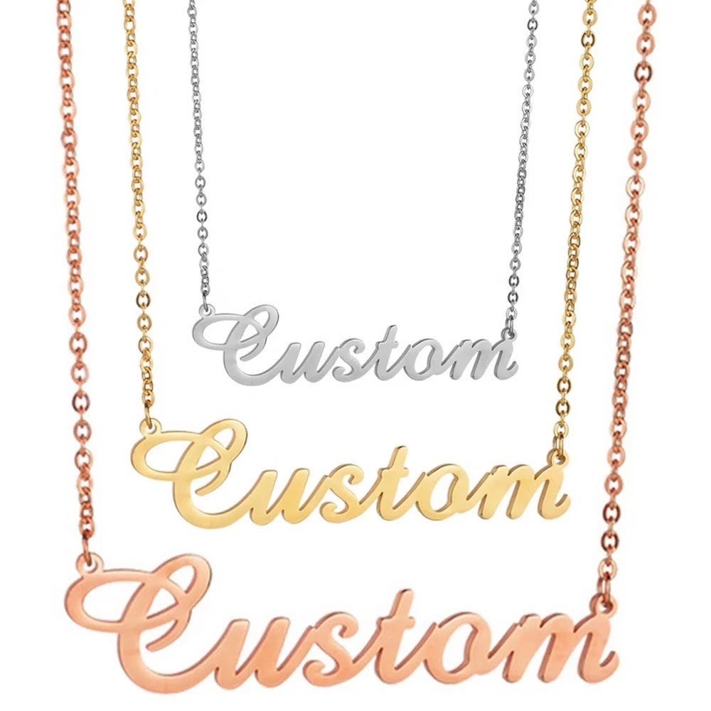 Stainless Steel Custom Necklace (Ships Within 2-3 Weeks)
