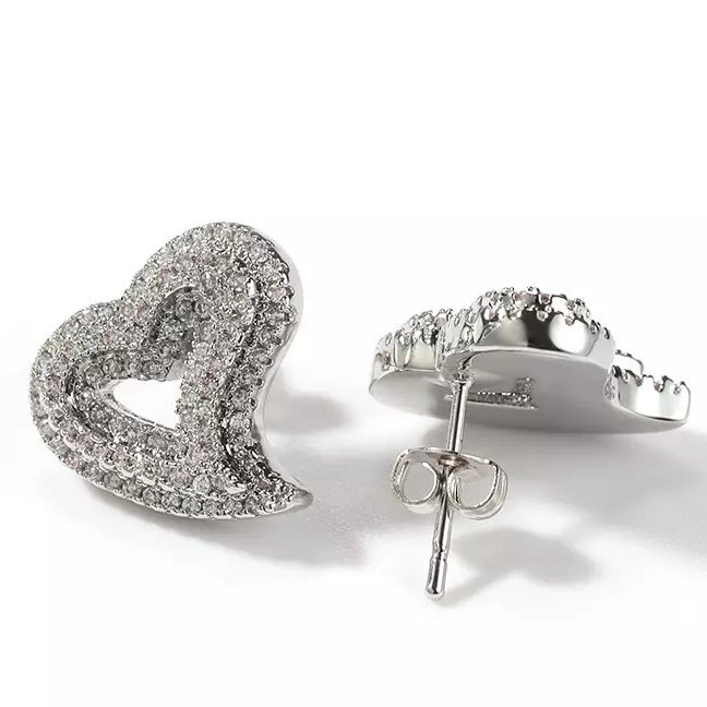 Adore Me Earrings “Silver”