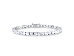 Adjustable Tennis Anklet “Silver”