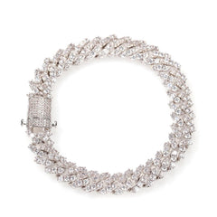 Cuban Link Anklet “Silver”