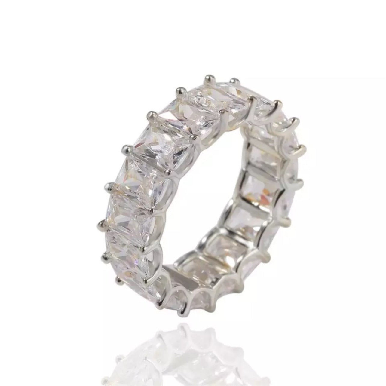 Baguette Cut Ring “Silver”