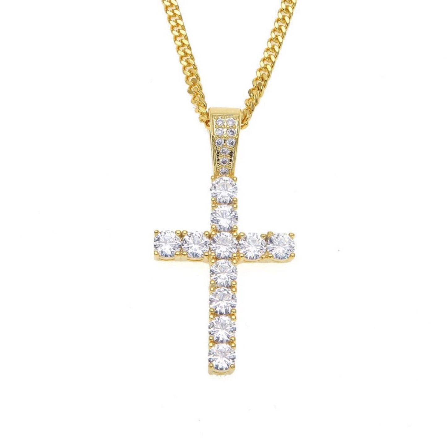 “Gold” Cross Necklace