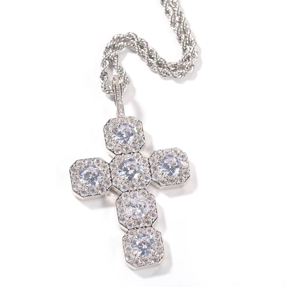 Deluxe Cross Necklace “Silver”