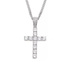 “Silver” Cross Necklace